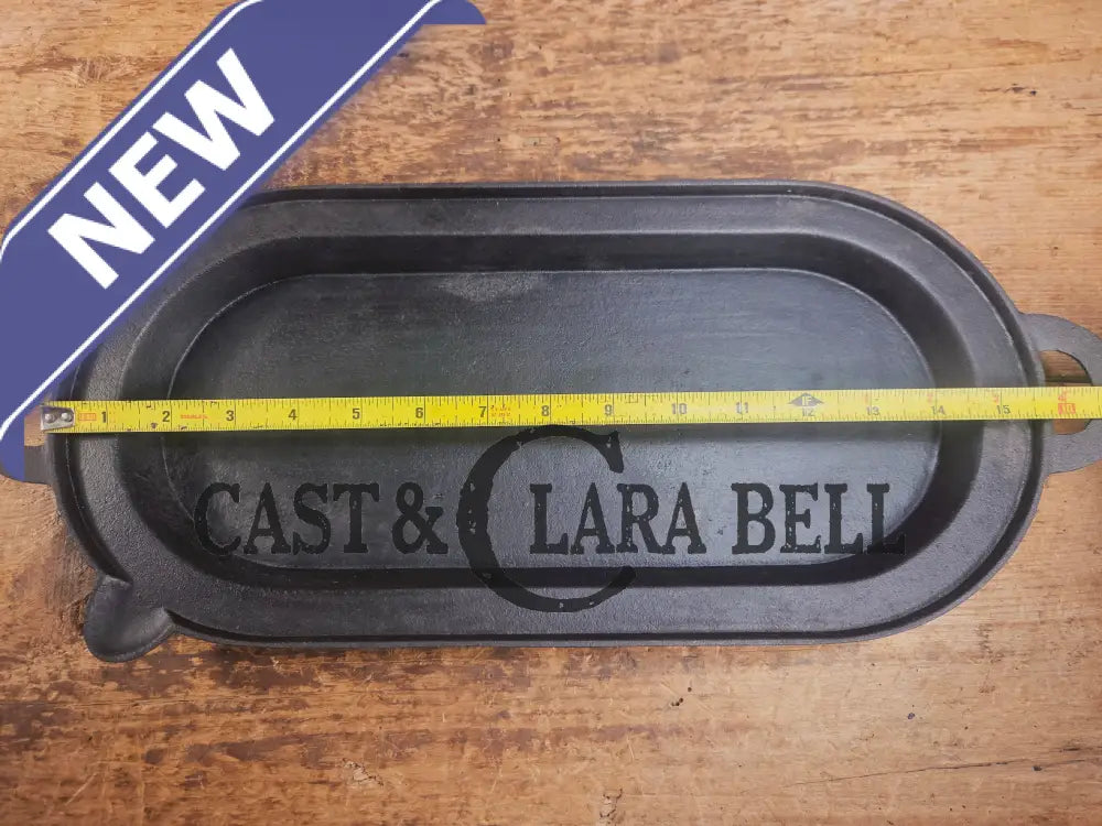 1800’s #7 Antique Gate-marked Long Griddle/Fish Fryer Griddle