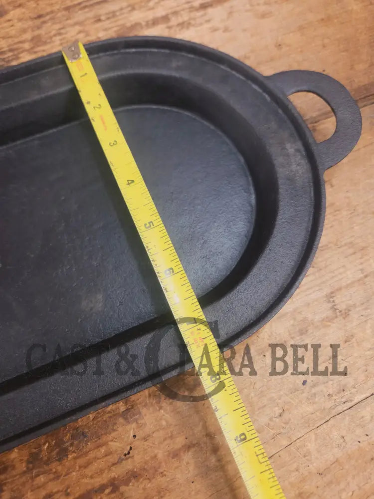 1800’s #7 Antique Gate-marked Long Griddle/Fish Fryer Griddle