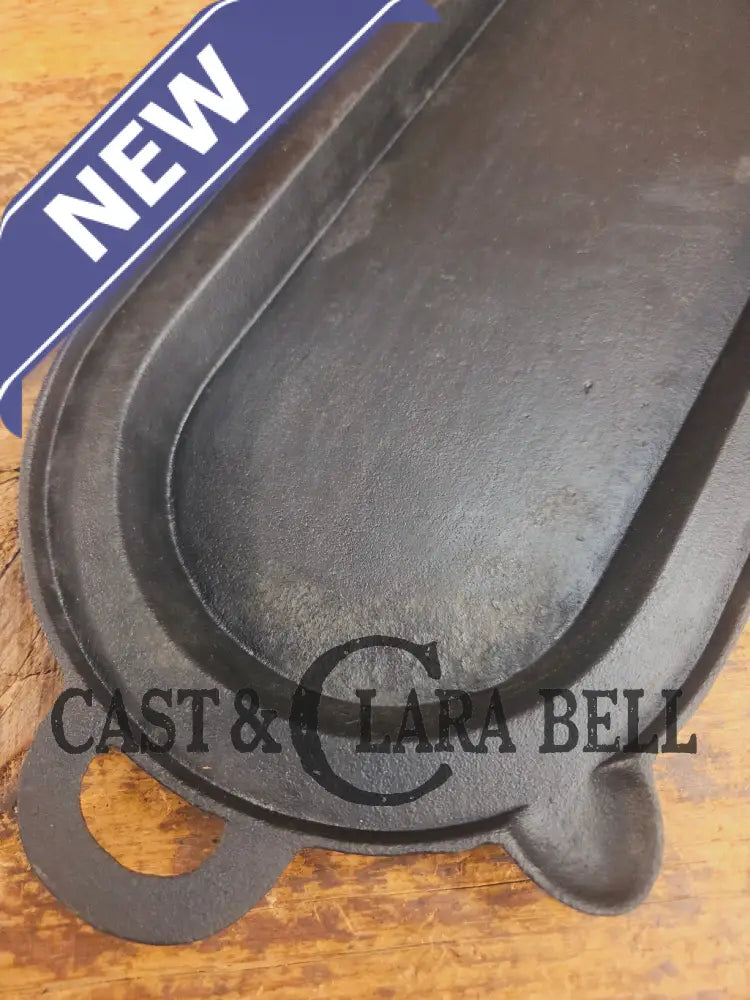 1800’s #7 Antique Gate-marked Long Griddle/Fish Fryer Griddle