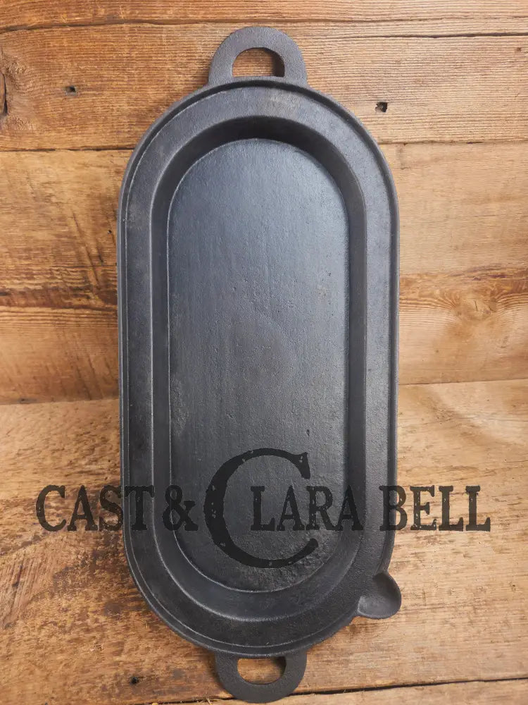 1800’s #7 Antique Gate-marked Long Griddle/Fish Fryer Griddle