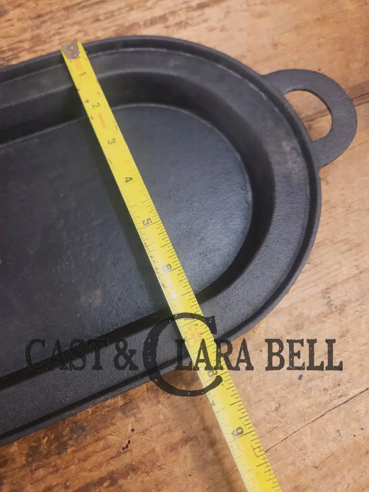1800’s #7 Antique Gate-marked Long Griddle/Fish Fryer Griddle
