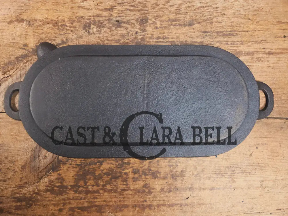 1800’s #7 Antique Gate-marked Long Griddle/Fish Fryer Griddle