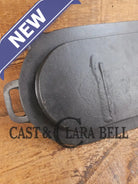 1800’s #7 Antique Gate-marked Long Griddle/Fish Fryer Raised 7 and P Griddle