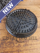 1800’s Era Unknown BEAUTIFUL 9/10 Antique Waffle iron. VERY cool diamond design makes huge waffles - Waffle Iron