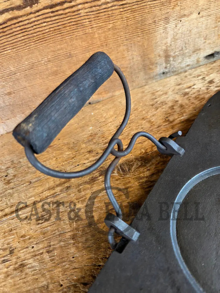 1870’s Reconstruction Era! Fully Marked G.H. Phillips pancake flop griddle. Patent 1878 Troy NY - Griddle