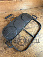 1870’s Reconstruction Era! Fully Marked G.H. Phillips pancake flop griddle. Patent 1878 Troy NY - Griddle