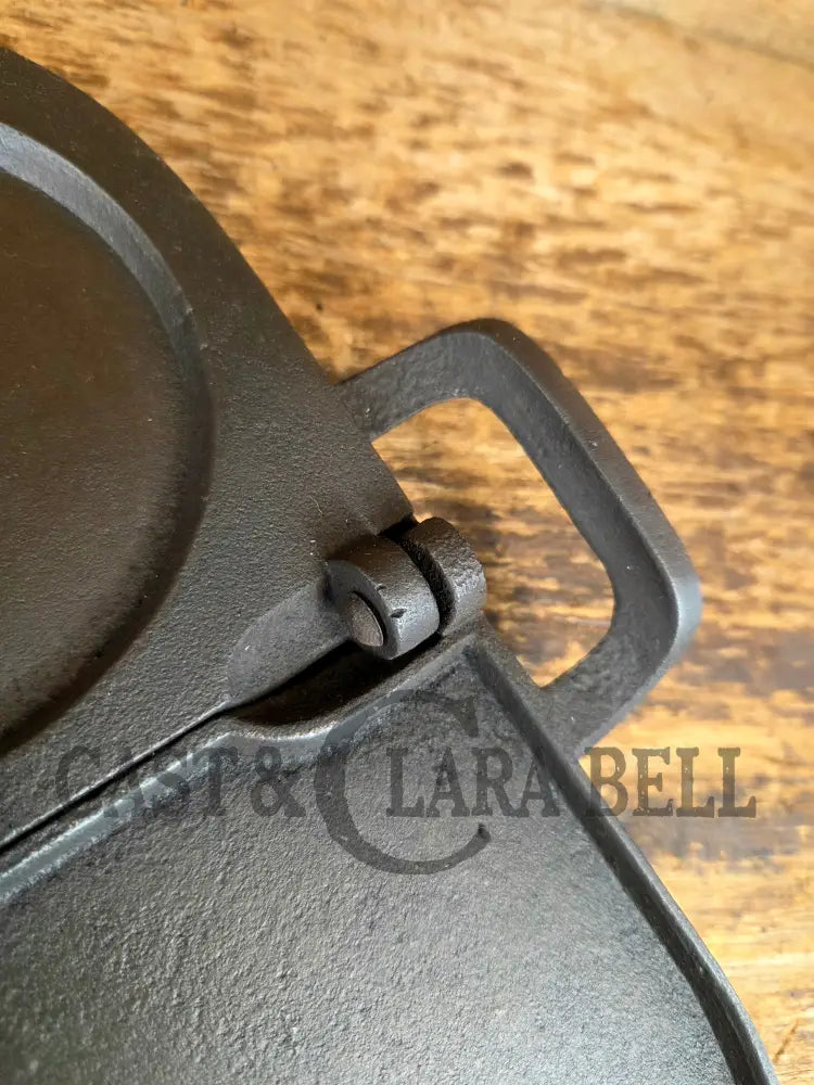 1870’s Reconstruction Era! Fully Marked G.H. Phillips pancake flop griddle. Patent 1878 Troy NY - Griddle