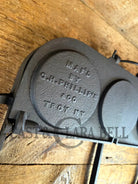 1870’s Reconstruction Era! Fully Marked G.H. Phillips pancake flop griddle. Patent 1878 Troy NY - Griddle
