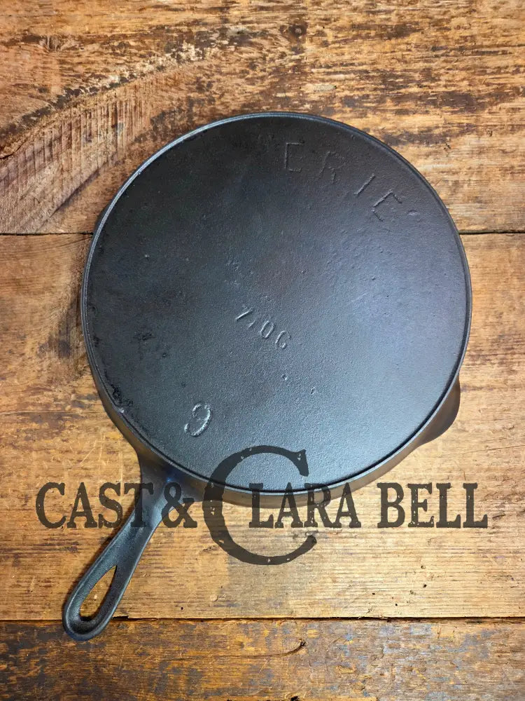 1890-1910 Erie (Griswold) #9 Cast Skillet 710 C. 3rd Series Model a wonderful example of Erie craftsmanship. GREAT
