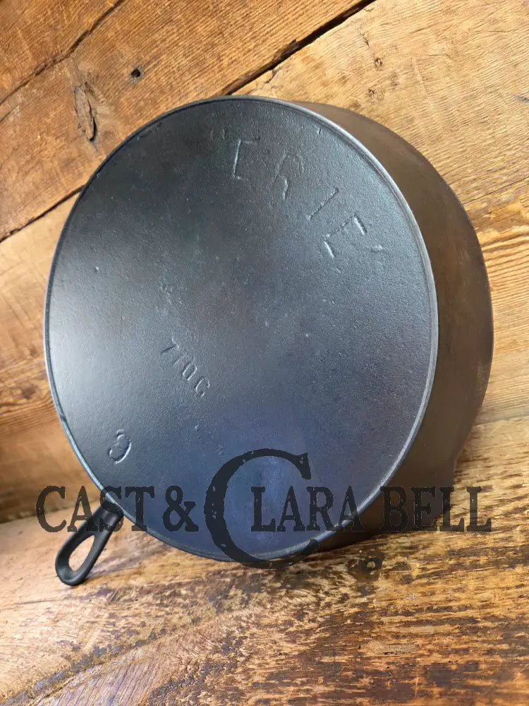 1890-1910 Erie (Griswold) #9 Cast Skillet 710 C. 3rd Series Model a wonderful example of Erie craftsmanship. GREAT
