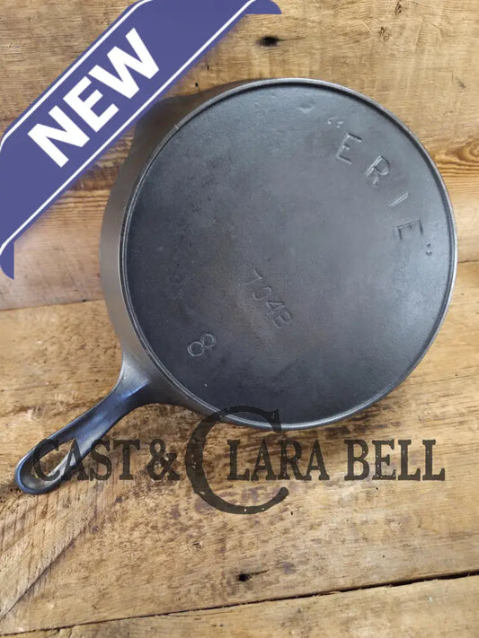 1890’s 3rd Series ERIE #8 Skillet with Heat Ring 704 B. Amazing piece of culinary history. Wonderfully light to use