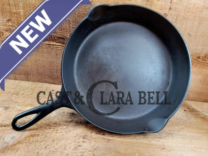 1890’S 3Rd Series Erie #8 Skillet With Heat Ring 704 E. Amazing Piece Of Culinary History.