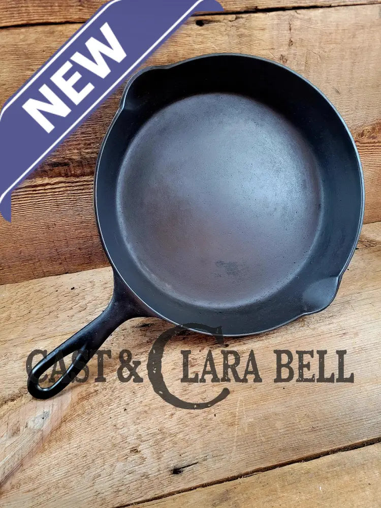 1890’S 3Rd Series Erie #8 Skillet With Heat Ring 704 E. Amazing Piece Of Culinary History.