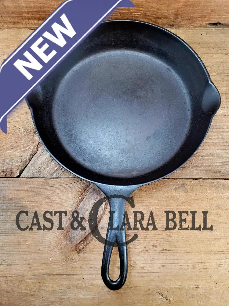 1890’S 3Rd Series Erie #8 Skillet With Heat Ring 704 E. Amazing Piece Of Culinary History.