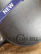 1890’s Griswold ERIE #10 third series Skillet w/ Heat Ring 715 with BULLSEYE makers mark! Skillet