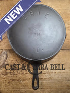 1890’s Griswold ERIE #10 third series Skillet w/ Heat Ring 715 with BULLSEYE makers mark! Skillet