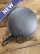 1890’s Griswold ERIE #10 third series Skillet w/ Heat Ring 715 with BULLSEYE makers mark! Skillet