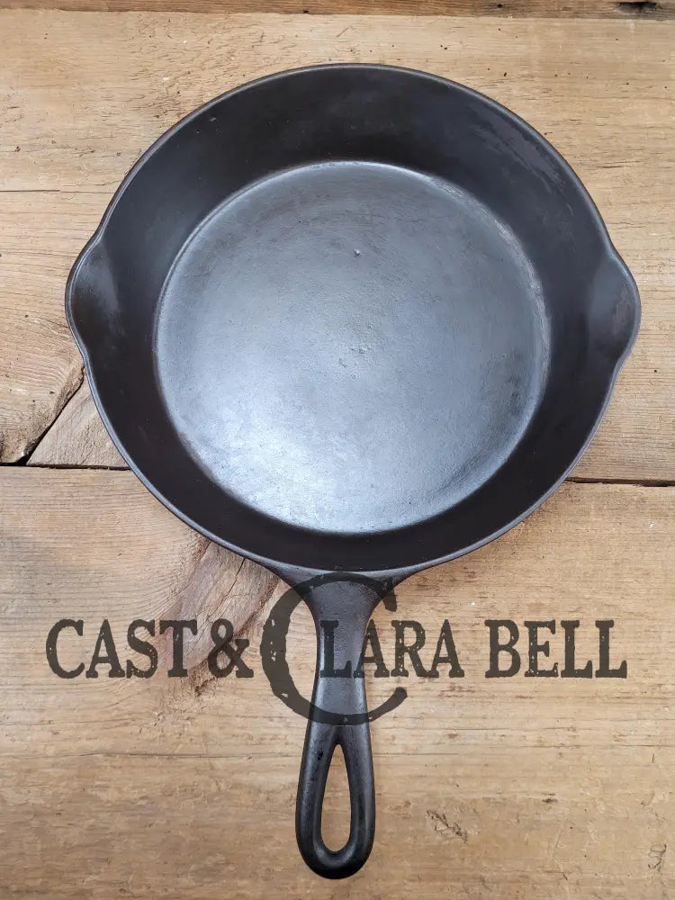 1891-1905! Htf Wagner #7 Arc Small Logo Cast Iron Skillet With A Makers Mark. Earliest Pattern