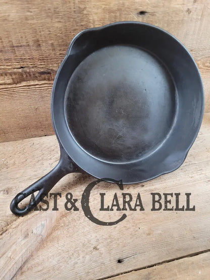 1891-1905! Htf Wagner #7 Arc Small Logo Cast Iron Skillet With A Makers Mark. Earliest Pattern