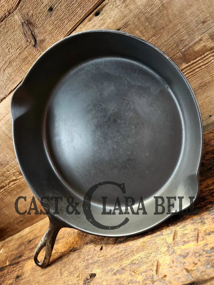 1891-1905! Htf Wagner #9 Arc Logo Cast Iron Skillet. Earliest Pattern Made! Gorgeous Patina!