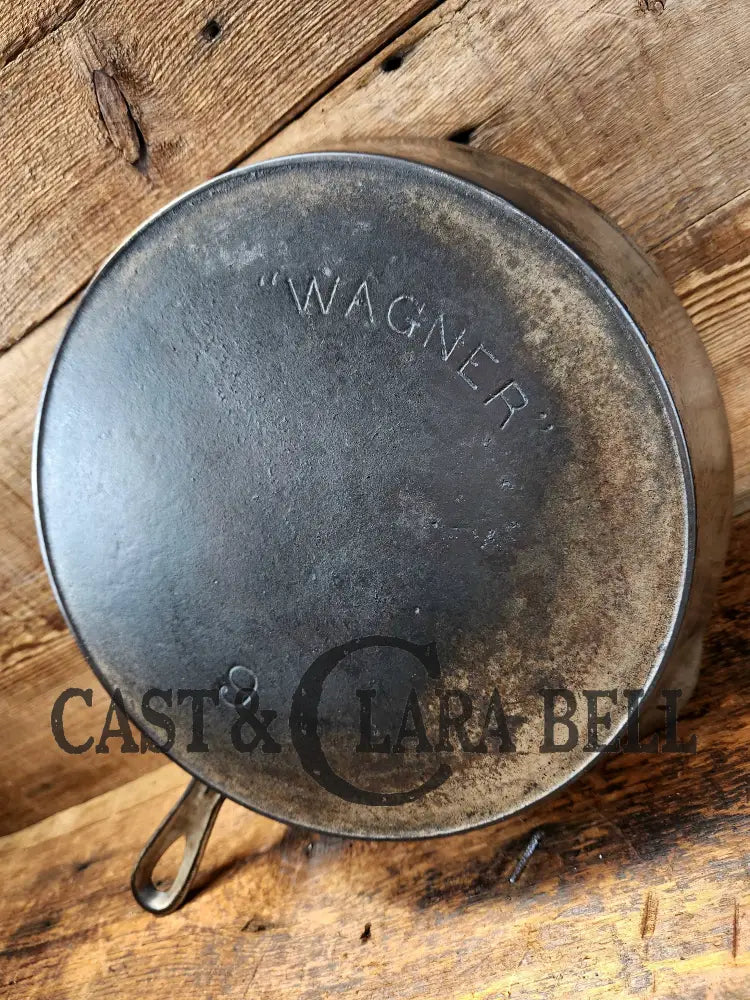 1891-1905! Htf Wagner #9 Arc Logo Cast Iron Skillet. Earliest Pattern Made! Gorgeous Patina!