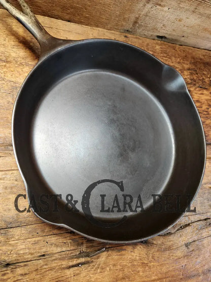 1891-1905! Htf Wagner #9 Arc Logo Cast Iron Skillet. Earliest Pattern Made! Gorgeous Patina!