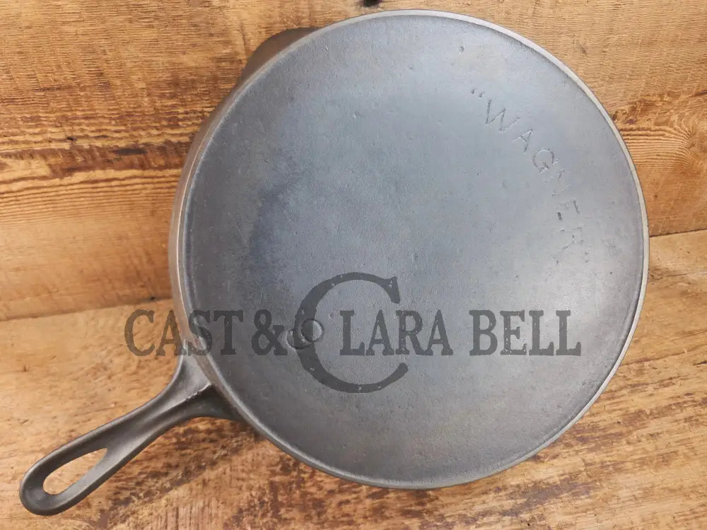 1891-1905! HTF Wagner #9 Arc logo cast iron skillet. Earliest Wagner pattern made. Spectacular Skillet