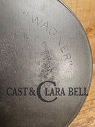 1891-1905! HTF Wagner #9 Arc logo cast iron skillet. Earliest Wagner pattern made. Spectacular Skillet