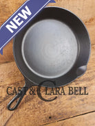 1905-07 Erie (Griswold) #8 Cast Skillet 704 L. 5th Series Model a wonderful example of Erie craftsmanship. GREAT daily