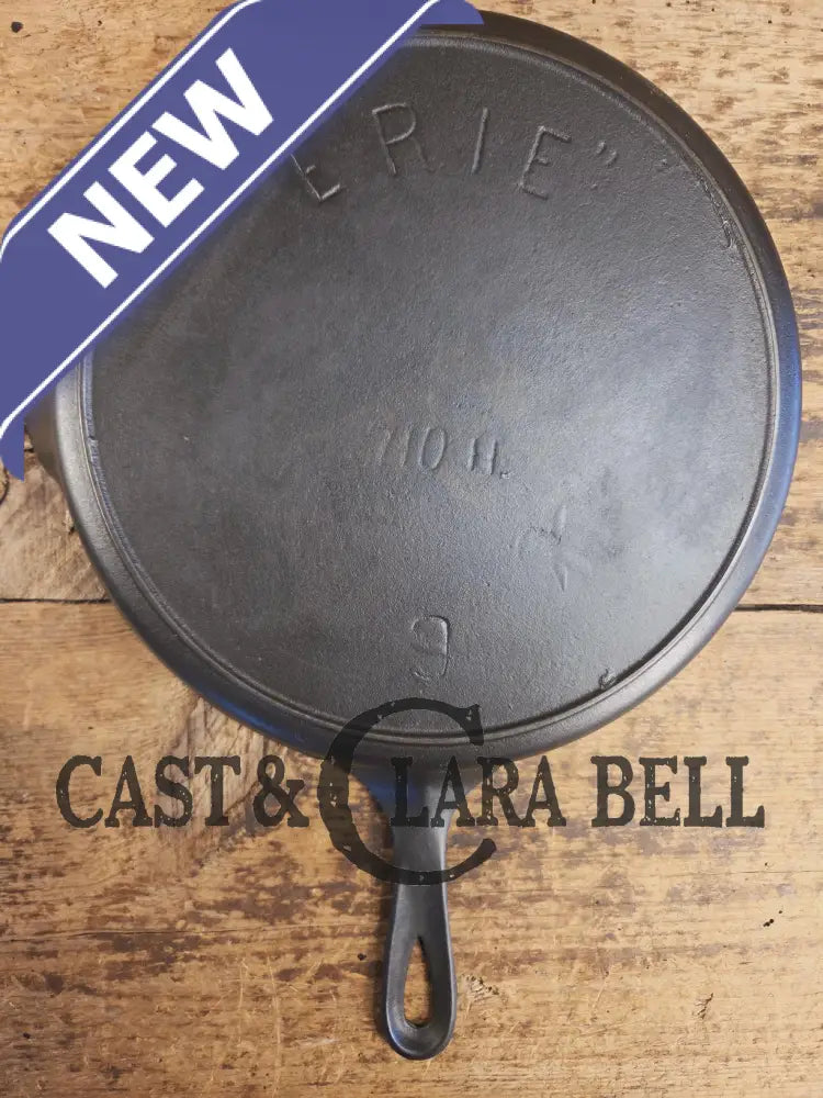 1905-07 Erie (Griswold) #9 Cast Skillet 710. 5th Series Model a wonderful example of Erie craftsmanship. GREAT daily