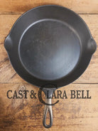 1905-07 Erie (Griswold) #9 Cast Skillet 710. 5th Series Model a wonderful example of Erie craftsmanship. GREAT daily