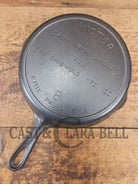 1905-1909! 5 Line Griswold Victor #8 Skillet 722. Fully Marked. One of our favorite series - Skillet