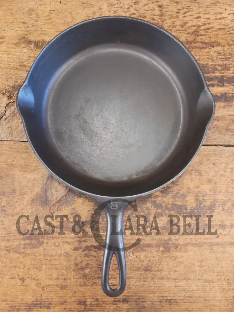 1905-1909! Second series Griswold Victor #8 Skillet 722 A. Restored and Ready to Use! - Skillet