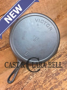 1905-1909! Second series Griswold Victor #8 Skillet 722 B. Restored and Ready to Use! Skillet