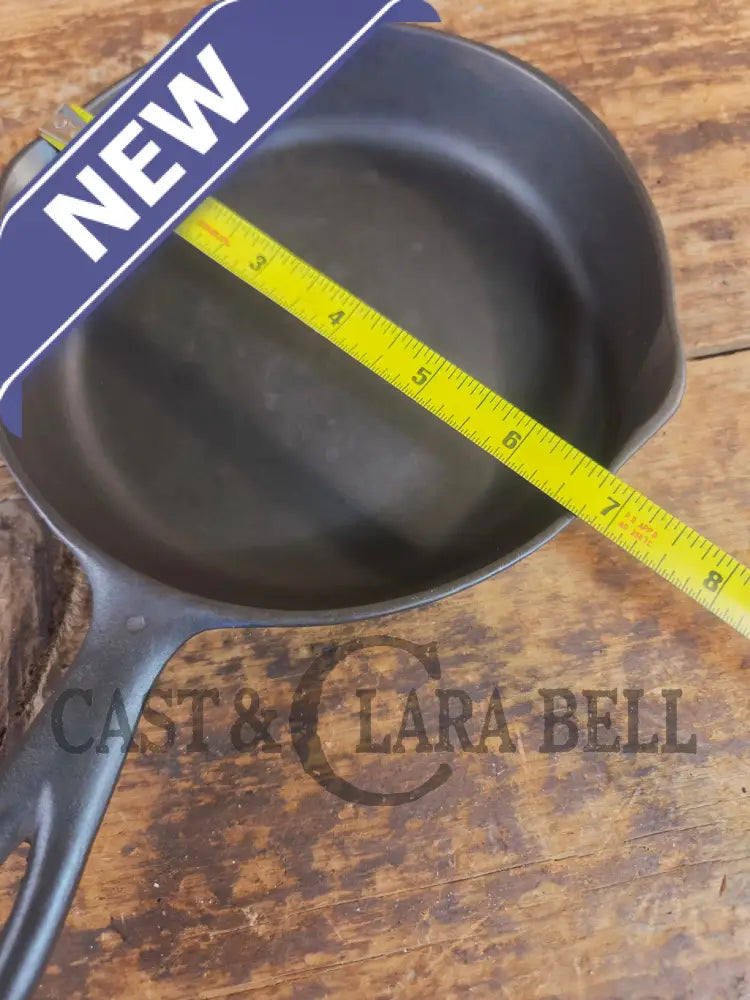 1910-20’s Chicago Hardware Foundry #3 Cast Iron Diamond Skillet with Heat Ring. Our favorite foundry story restored &