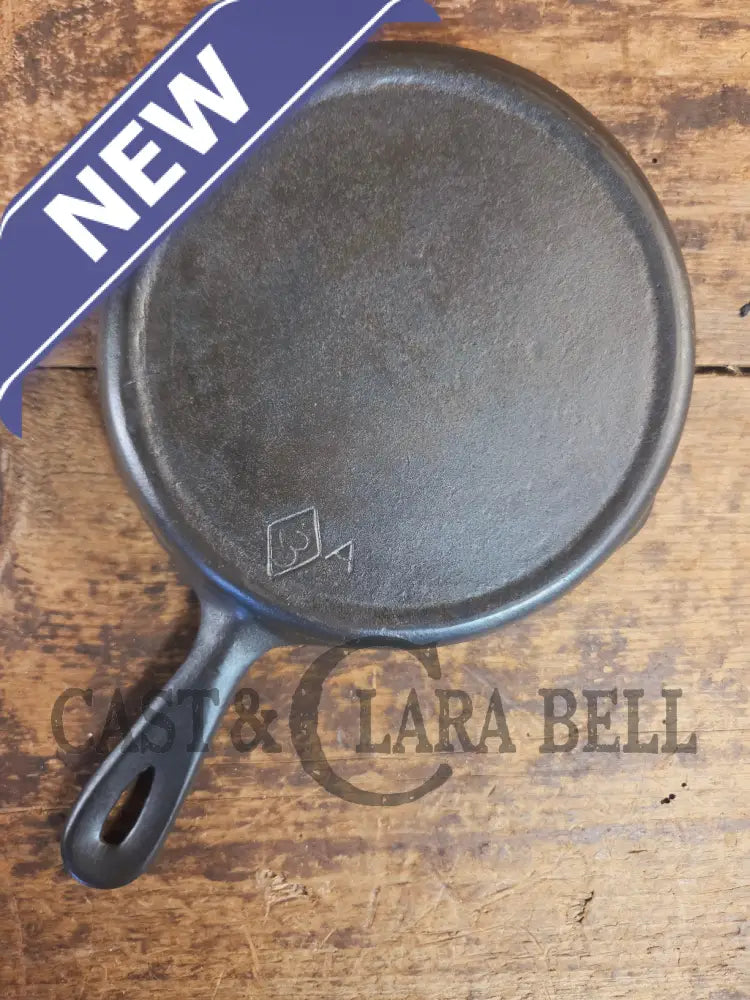 1910-20’s Chicago Hardware Foundry #3 Cast Iron Diamond Skillet with Heat Ring. Our favorite foundry story restored &
