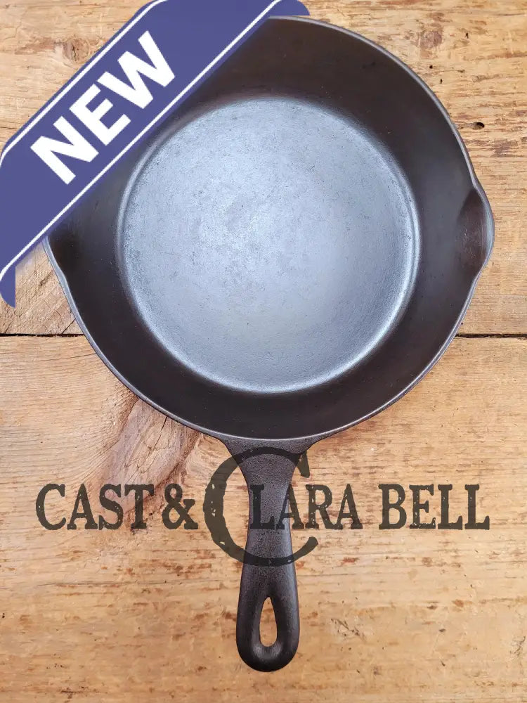 1910-20’s Chicago Hardware Foundry #5 Cast Iron Diamond Skillet with Heat Ring. Our favorite foundry story restored &