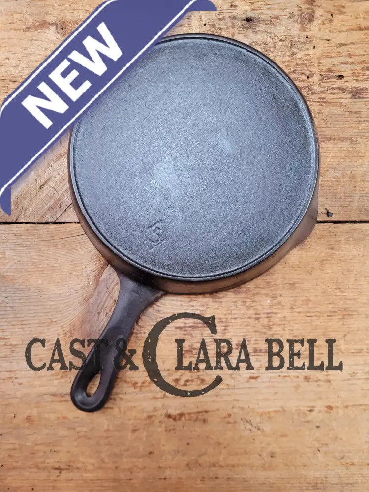 1910-20’s Chicago Hardware Foundry #5 Cast Iron Diamond Skillet with Heat Ring. Our favorite foundry story restored &