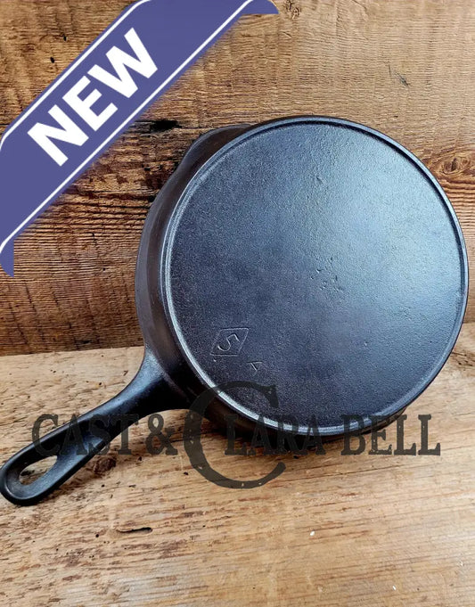 1910-20’S Chicago Hardware Foundry #5 Cast Iron Diamond Skillet With Heat Ring. Our Favorite