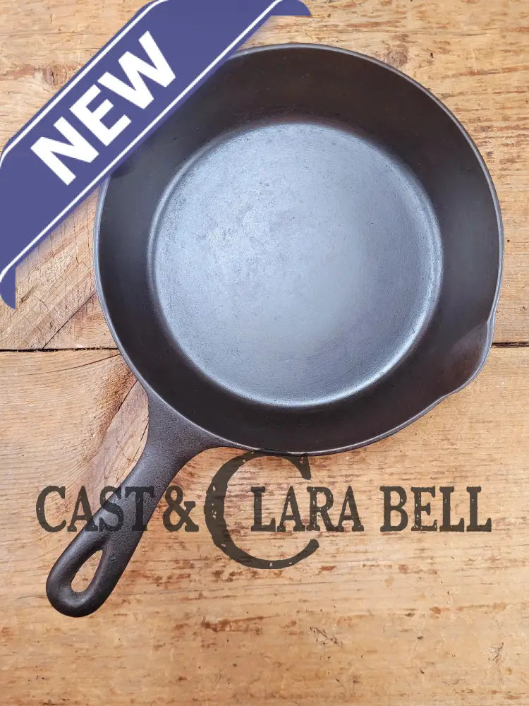 1910-20’s Chicago Hardware Foundry #5 Cast Iron Diamond Skillet with Heat Ring. Our favorite foundry story restored &