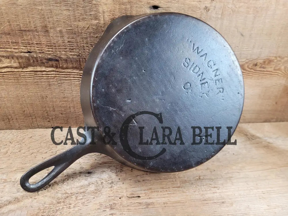 1910’S Era! Htf Wagner #7 Arc Straight Logo Cast Iron Skillet With ’A’ Makers Mark. Awesome. Skillet