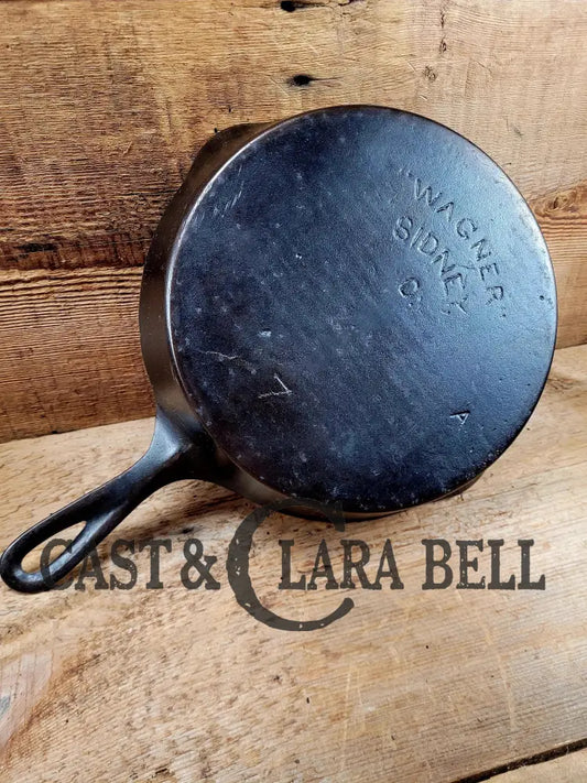 1910’S Era! Htf Wagner #7 Arc Straight Logo Cast Iron Skillet With ’A’ Makers Mark. Awesome. Skillet