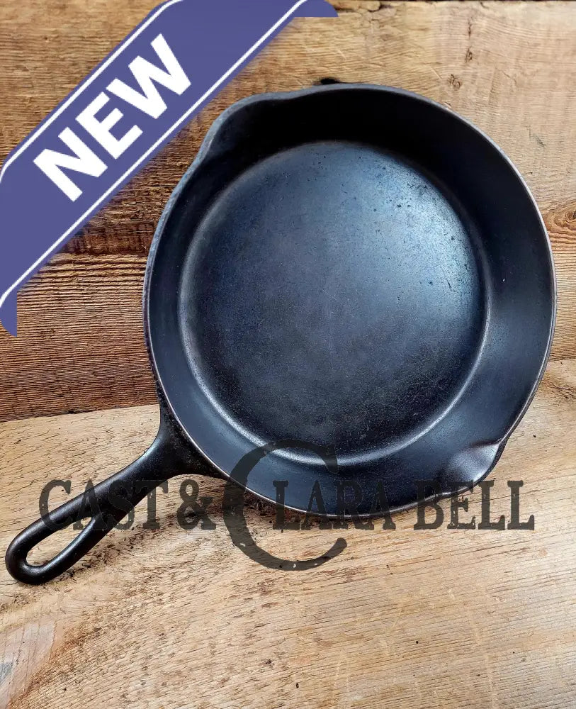 1910’S Era! Htf Wagner #7 Arc Straight Logo Cast Iron Skillet With ’A’ Makers Mark. Awesome. Skillet