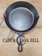 1910’S Era! Htf Wagner #7 Arc Straight Logo Cast Iron Skillet With ’A’ Makers Mark. Awesome. Skillet