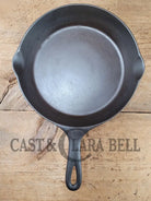 1910’S Era! Htf Wagner #7 Arc Straight Logo Cast Iron Skillet With ’A’ Makers Mark. Awesome. Skillet