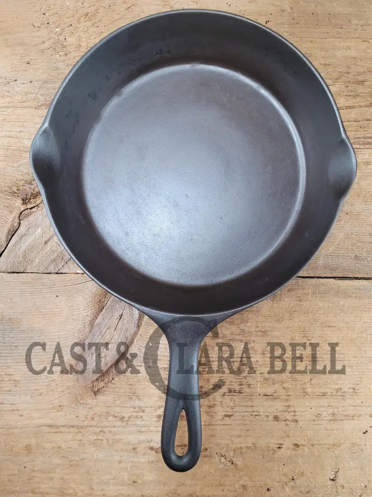1910’S Era! Htf Wagner #7 Arc Straight Logo Cast Iron Skillet With ’A’ Makers Mark. Awesome. Skillet