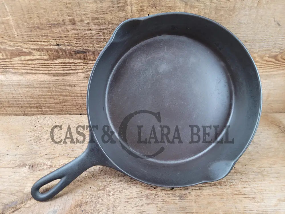 1910’S Era! Htf Wagner #7 Arc Straight Logo Cast Iron Skillet With ’A’ Makers Mark. Awesome. Skillet