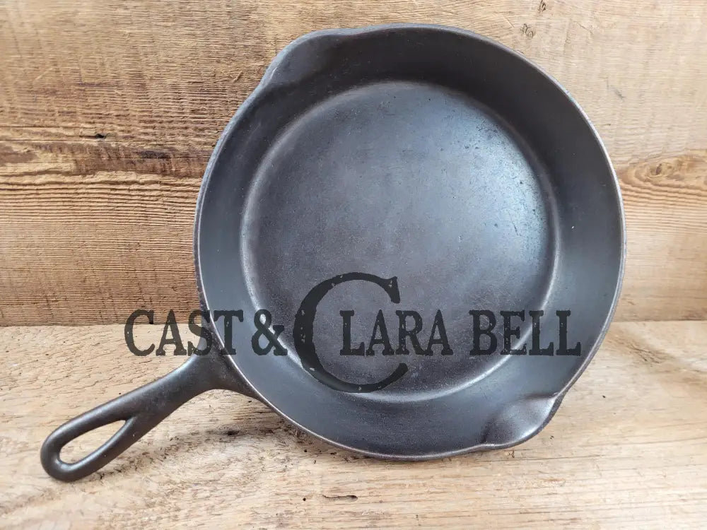 1910’S Era! Htf Wagner #7 Arc Straight Logo Cast Iron Skillet With ’A’ Makers Mark. Awesome. Skillet