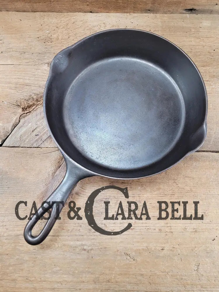 1910’S Era! Htf Wagner #7 Arc Straight Logo Cast Iron Skillet With ’A’ Makers Mark. Awesome. Skillet