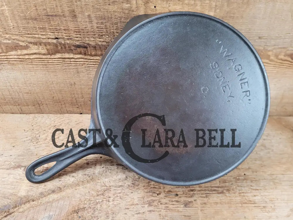 1910’S Era! Htf Wagner #7 Arc Straight Logo Cast Iron Skillet With ’A’ Makers Mark. Awesome. Skillet